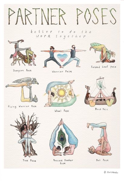 Partner Poses, Healing Reflexology, Couples Yoga Poses, Partner Yoga Poses, Workout Home, Couples Yoga, Yoga Guide, Poses Yoga, Yoga Inspo