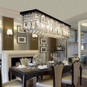 Chandelier Dining Room Crystal, Crystal Chandelier Dining Room, Types Of Ceilings, Kitchen Chandelier, Dining Room Pendant, Pendant Lighting Dining Room, Crystal Chandelier Lighting, Modern Crystal Chandelier, Crystal Pendant Lighting