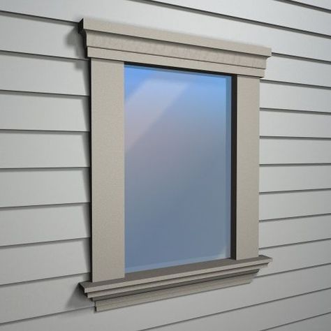 exterior window trim - Google Search | For the Home | Pinterest ... Exterior Window Trim Ideas, Window Trim Styles, Exterior Window Trim, Exterior Door Trim, Craftsman Window Trim, Window Molding Trim, Window Trims, Interior Window Trim, Modern Garage Doors