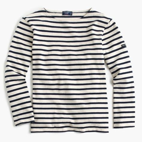 ultimate breton top Nautical Shirt, Breton Top, Boat Neck Shirt, Office Clothes, Casually Chic, Virtual Wardrobe, Essential Wardrobe, Style Goals, Camel Sweaters