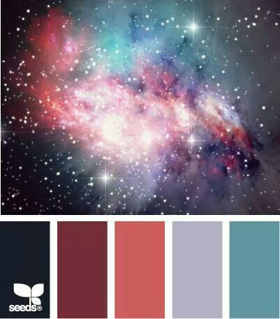 Nebulaприродные явления -красота Galaxy Colors, Color Palate, Design Seeds, Color Stories, World Of Color, Vaulting, Colour Schemes, Color Pallets, Color Swatches