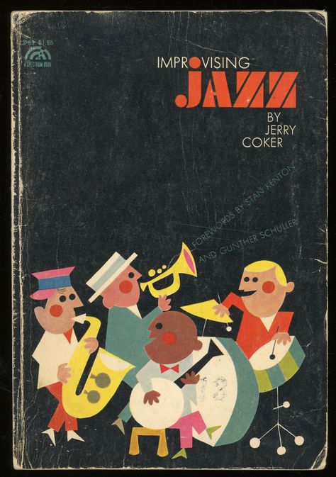 Mid-Century Modern Graphic Design Arte Jazz, Poster Sport, Polish Poster, Jazz Poster, Mid Century Illustration, Jazz Art, Vintage Book Covers, Vintage Graphic Design, Poster Retro