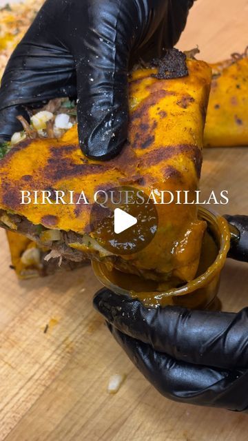 Birria Quesadillas Recipe, Birria Quesadillas, Authentic Birria, Mexican Birria Recipe, Ancho Peppers, Quesadillas Recipes, Mexican Birria, Sauté Onions, Instagram Recipes