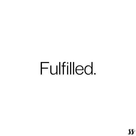 Fulfilled Life Aesthetic, Fulfillment Aesthetic, Fulfilled Quotes, Biblical Lifestyle, Fulfillment Quotes, Positivity Notes, Vision Board Words, Vision Board Diy, Vision Board Collage