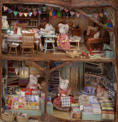 The Mouse Mansion, Diy Mouse House, Miniature Mouse House, Mouse Dollhouse, Mouse Mansion, Maileg Doll House, Maileg Dolls, Calico Critters Families, Mouse House