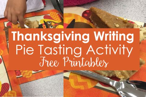 Pie Tasting Classroom, Thanksgiving School Activities, Thanksgiving Writing Activities, Thanksgiving Puzzles, Thanksgiving Party Food, Thanksgiving Read Aloud, Thanksgiving Puzzle, Thanksgiving Writing Activity, Jennifer Findley