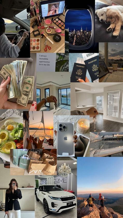 How To Make Vision Board On Phone, Vision Board Manifestation Money, Pics For Vision Board Money, Money For Vision Board, Time Is Money Wallpaper, Vision Board Manifestation Pics, Vision Board 2025 Ideas, Vision Board Wallpaper Iphone, Vision Board Money