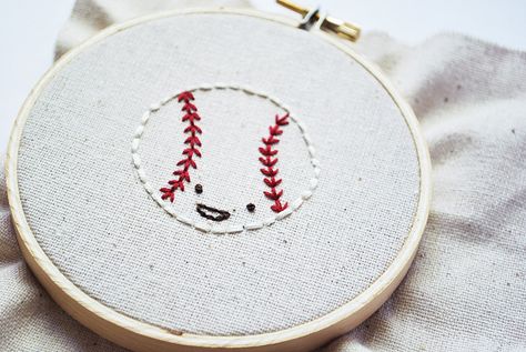 baseball! Pdf Embroidery Pattern, Foam Finger, Jersey Pattern, Halloween Embroidery, Pattern Sewing, Heirloom Sewing, Baseball Jersey, Felting Projects, Embroidery Pattern