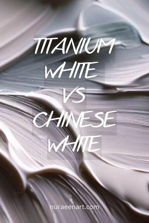 comparison between titanium white and chinese white Color Mixing Chart Acrylic, Color Mixing Chart, Creativity Art, Titanium White, White White, Art Techniques, Colour Palette, Color Mixing, White