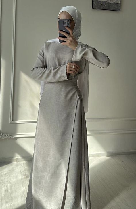 Hijabi Outfits Elegant, Modesty Dress, Modest Outfits Muslim, Mode Hijabi, Modesty Outfits, Modern Hijab Fashion, Mode Turban, Modest Fashion Hijab, Gaun Fashion