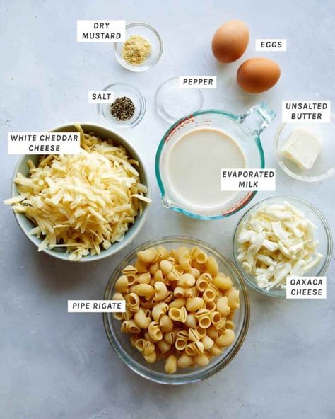 Stovetop Mac And Cheese, Oaxaca Cheese, Eggs In Peppers, White Cheddar Cheese, Dry Mustard, Mac N Cheese Recipe, Recipe From Scratch, Cheese Serving, Mac N Cheese