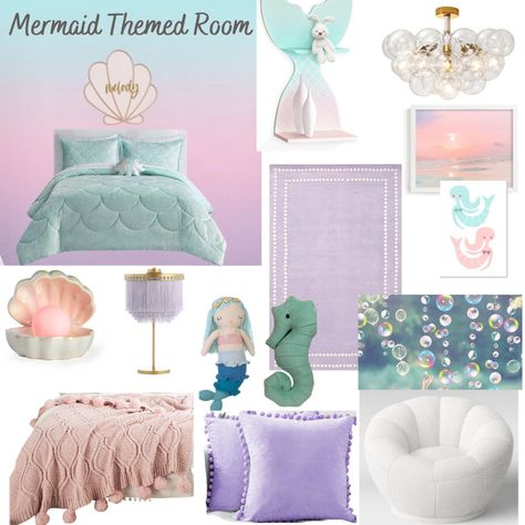 Chunky Knit Blanket with pom poms- … curated on LTK Little Mermaid Bedroom Ideas Kids, Purple Mermaid Room, Mermaid Theme Bedroom Ideas, Pink Mermaid Bedroom Ideas, Girls Under The Sea Bedroom, Mermaid Aesthetic Room Decor, Siren Room Decor, Pink Mermaid Bedroom, Under The Sea Girls Bedroom