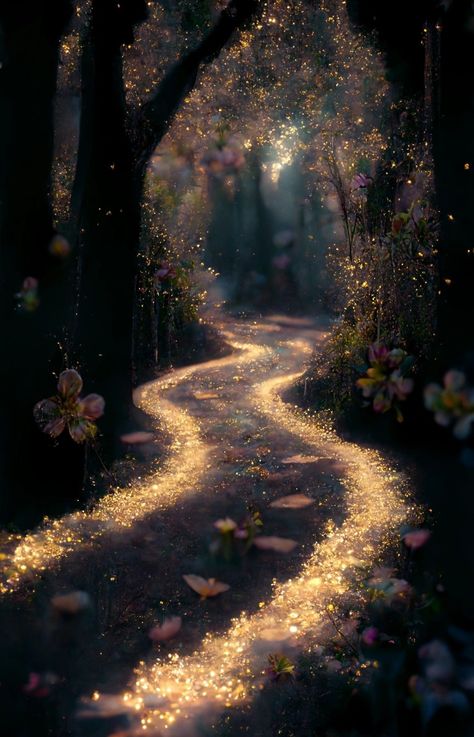 Dunia Disney, Fairytale Aesthetic, Seni 3d, Magic Aesthetic, Fantasy Forest, Pretty Landscapes, Fantasy Places, Fantasy Art Landscapes, Fantasy Aesthetic