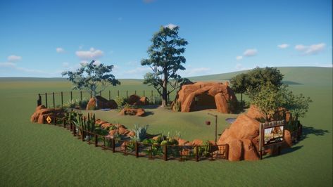 Planet Zoo Layout Ideas, Planet Zoo Inspiration, Zoo Layout, Rollercoaster Tycoon, Zoo Boo, Zoo Inspiration, Zoo Games, Zoo Map, Zoo Crafts