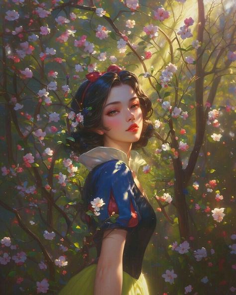 My Disney Princess, Snow White Art, Disney Princess Anime, Princesas Disney Anime, Disney Character Art, Disney Princess Artwork, Disney Fanart, Disney Princess Images, Princess Wallpaper