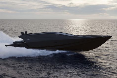 Isurus Power Yacht Luxury Boats, Black Boat, Sport Yacht, Guest Cabin, Speed Boat, Boats Luxury, Yacht Boat, Yacht Design, Super Yachts