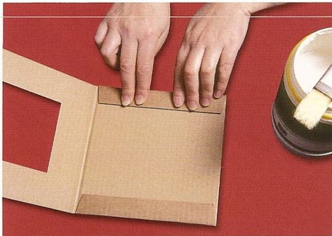 Diy Photo Frame Cardboard, Cadre Photo Diy, Cardboard Picture Frames, Cardboard Photo Frame, Frames Diy Crafts, How To Make Photo, Photo Frame Crafts, Diy Photo Frames, Cardboard Frame