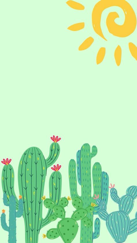 Southwest Wallpaper, Wallpaper Cactus, Cactus Backgrounds, Next Wallpaper, Summer Garden Flags, Applique Art, Cute Alpaca, Wallpaper Iphone Summer, Crazy Wallpaper