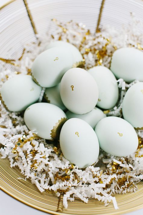 Inspired Gender Reveal Ideas #ontheblog today! Southern Gender Reveal, Easter Egg Gender Reveal, Easter Themed Gender Reveal, Gender Reveal Brunch, Easter Gender Reveal Party, Brunch Food Ideas, Gender Reveal Ideas For Party, Easter Gender Reveal, Confetti Eggs