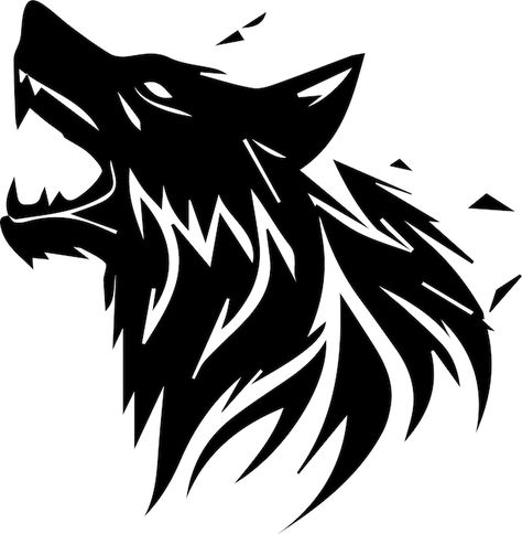 Werewolf Symbol, Wolf Stencil, Wolf Symbol, Dragon Tattoo Sketch, Datsun Car, Free Stencils, Wolf Tattoos, Viking Tattoos, Bad Wolf