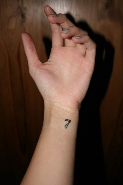 74 Of The Tiniest, Most Tasteful Tattoos Ever  This is the style of font I want for "17." Bts Tattoo, Kpop Tattoos, Tiny Tattoos For Women, Tattoo Placements, 7 Tattoo, Army Tattoos, Tato Henna, Number Tattoos, Bts Tattoos