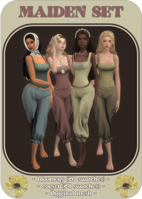 Sims 4 1300s Cc, Sims 4 Content, Mods Sims 4, Sims 4 Decades Challenge, Ts4 Mods, Sims Medieval, Sims 4 Traits, Sims Clothes, Medieval Clothes