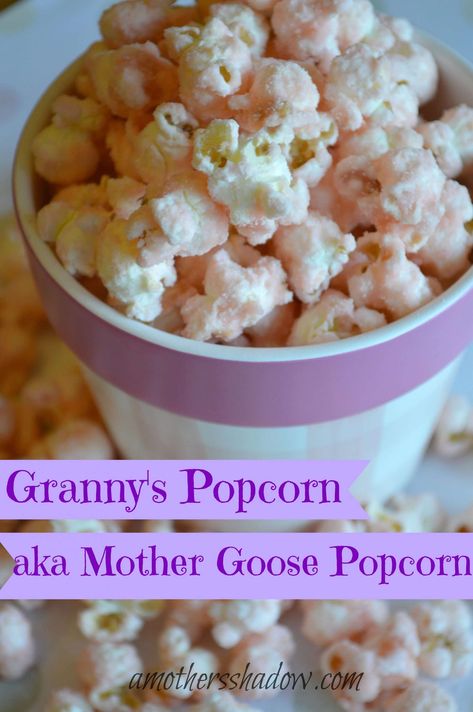 Sugar Popcorn, Moist Meatloaf, Candy Popcorn, Popcorn Recipes, Mother Goose, Snack Mix, Appetizer Snacks, Yummy Treats, Kids Meals