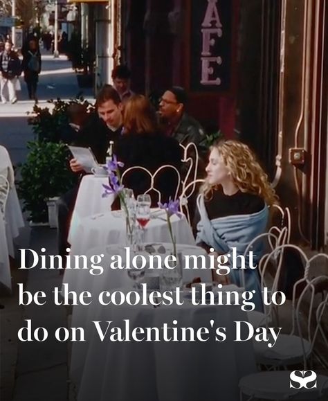 There’s something punk about eating alone on #ValentinesDay.⁠ ⁠ Even on this daunting day designed for couples, one can enjoy a meal and look fabulous alone at a restaurant – forget the gimmicky cards and candlelit smiles. ⁠ ⁠ At the 🔗 in bio, @isbn.billy tells us why dining alone might be the most stylish thing you can do this Valentine's Day. Eating Alone, A Restaurant, You Can Do, Fun Things To Do, Valentine's Day, Things To Do, Valentines Day, Valentines, Restaurant