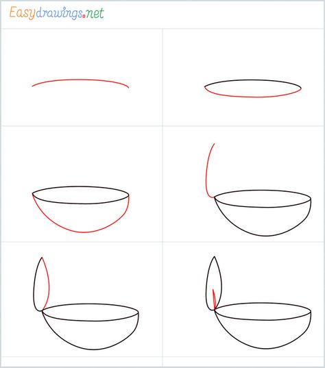 How to draw a diya step by step for beginners Easy drawings [More Than 360 Tutorials] Diwali Drawing Painting Ideas, Diya Drawing For Kids, Diya Drawing, Diwali Drawing, Diwali Lamps, Diwali Design, Children Sketch, Drawing Lesson, Sketch Ideas