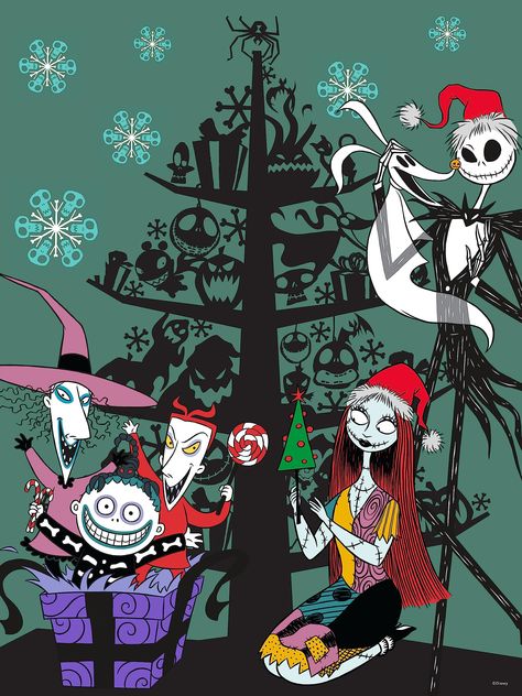 PRICES MAY VARY. Contains a 300 oversized piece jigsaw puzzle from Tim Burton's Nightmare Before Christmas collection. Hand crafted die with unique shaped pieces. Made in the USA. Sustainably manufactured. Features colorful imagery. Collect all styles from your favorite collection. Great for family nights, gifts, holiday gatherings, parties and more. High-quality, innovative and challenging jigsaw puzzle from Ceaco, puzzling millions since 1987! Nbc Christmas Town Tree Door, Nightmare Before Christmad Tree, Nightmare Before Christmas Lock Shock Barrel Art, Stitch Christmas Wallpaper’s, Mightmare Before Christmas Art, Nightmare Before Christmas Crafts Zazzle, Nightmare Before Christmas Love Art, Jack Skellington And Sally Christmas Tree, Nightmare Before Chistmas Tree