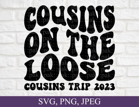 Cousins Tshirt Ideas, Cousins Trip Shirts, Cousin Vacation Shirts, Cousin Disney Shirts, Cousin Trip Shirt Ideas, Cousin Tshirts, Cousins Trip, Cousins Shirts, Cousin Squad