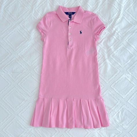 Shop angelloftis0124's closet or find the perfect look from millions of stylists. Fast shipping and buyer protection. POLO Ralph Lauren - Pleated Polo Dress - Pink - Md (8-10) - Never worn - New w/out tags Polo Dress Aesthetic, Polo Dress Outfit, Polo Ralph Lauren Dress, Church Clothes, Dream Outfits, Fashion Forecasting, Pink Canvas, Summer Mood, Dress Aesthetic