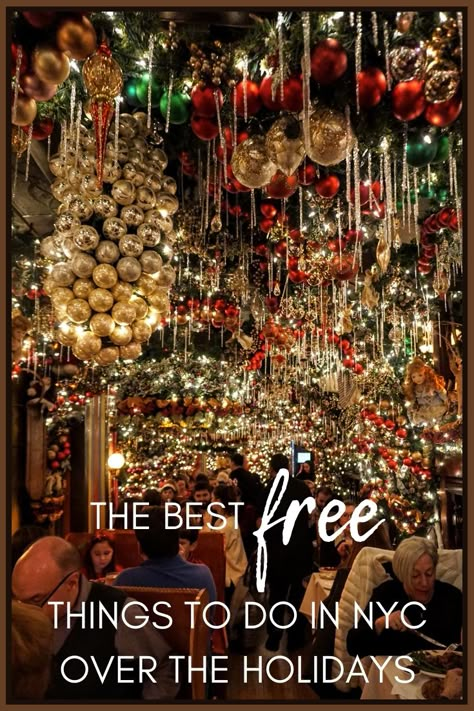 Whether you’re a local staying put or you’re visiting for the first time during the holiday season, we’ve compiled this handy list of our favorite free things to do in New York City during the holidays. #free #holidays #nyc #newyorkcity #holidayseason #christmas #caroling #holidaywindows #treelighting #trainshow #holidaymarkets #dykerheights #rolfs #nycblog Christmas Caroling, New York City Christmas, Nyc Holidays, York Christmas, Things To Do In Nyc, New York City Vacation, New York Vacation, Voyage New York, To Do In New York