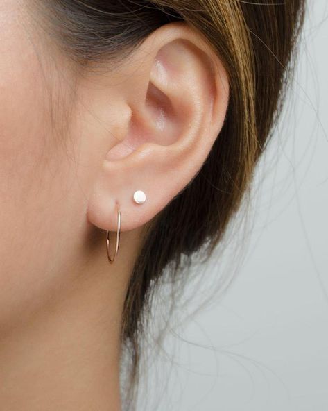 Multiple Earrings, Minimalist Earrings Gold, Simple Hoop Earrings, Dainty Hoop Earrings, Tiny Hoop Earrings, Hoops Gold, Womens Earrings Studs, Bar Stud Earrings, Earrings Bridesmaid