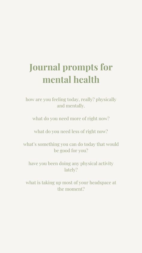 Shadow Journal, Journal Prompts For Mental Health, Mindfulness Journal Prompts, Morning Journal Prompts, Daily Self Care, Morning Journal, Journal Inspiration Writing, Journal Questions, Self Care Journal