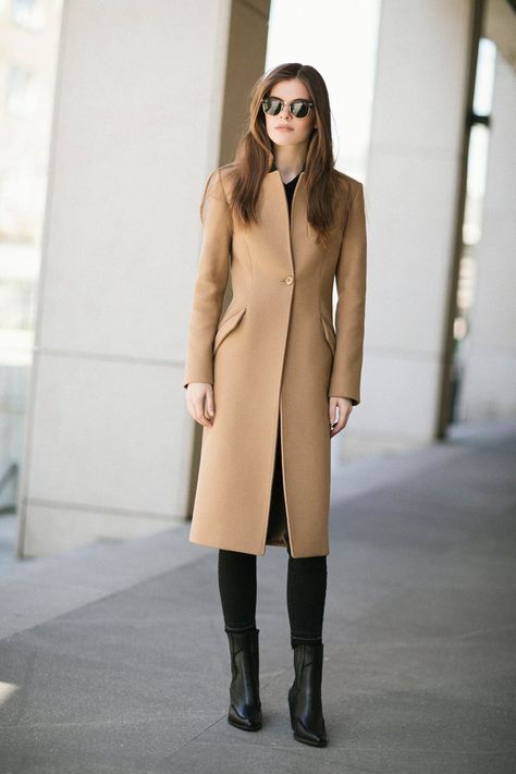 Wedding Skirt Top, Wool Camel Coat, Silk Bridal Gown, Camel Wool Coat, Collarless Coat, Slim Fit Coat, Cape Wedding Dress, Cool Winter, Gown Skirt