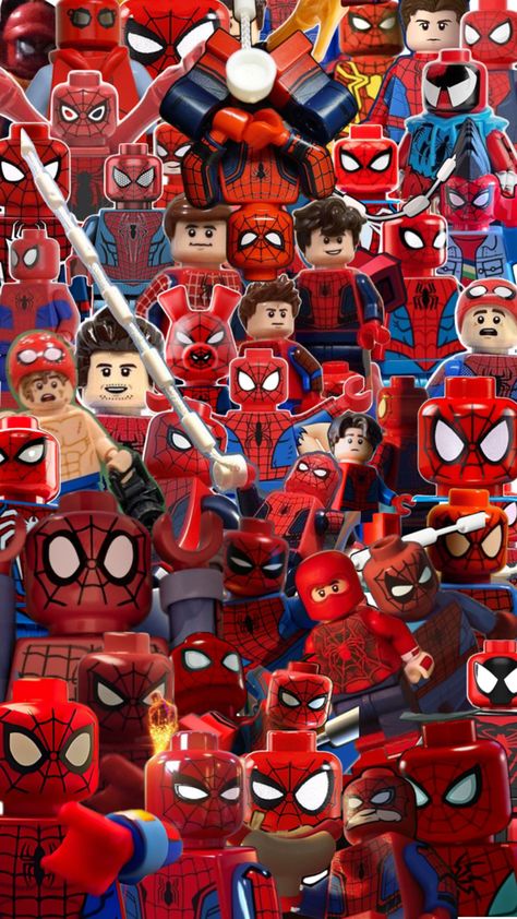 Lego Spider Man, Lego Spider, Lego Wallpaper, Lego Marvel, Lego Movie, Amazing Spiderman, Wallpaper Aesthetic, Marvel Comics, Spiderman