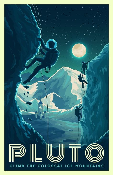 Nasa Retro Space Posters, Nasa Poster Vintage, Space Travel Art, Space Tourism Posters, Retro Space Posters, Space Posters, Space Travel Posters, Space Banner, Climbing Art