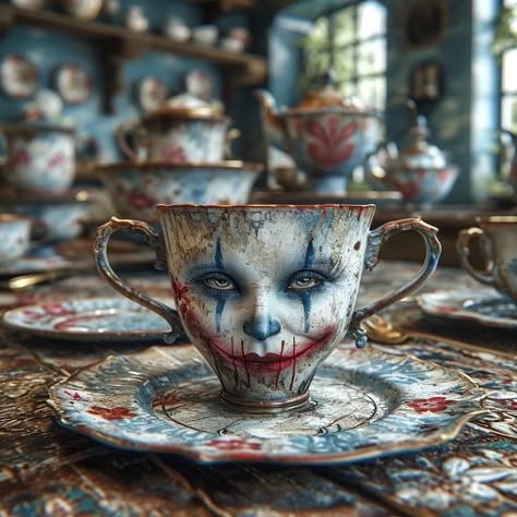 17 Spine-Tingling Artworks That Imagine Alice In Wonderland As A Horror Movie Mad As A Hatter, Alice In Horrorland, Horror Movies Art, Dark Wonderland Aesthetic, Horror Alice In Wonderland, Scary Alice In Wonderland, Alice In Wonderland Creepy, Zombie Alice In Wonderland, Alice In Wonderland Horror