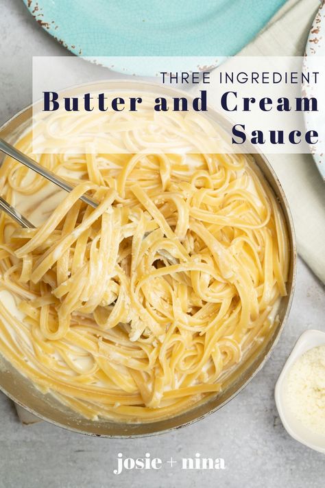 Light Butter Sauce For Pasta, Buttery Sauce For Pasta, Pasta Sauce With Milk And Butter, Pasta With Light Cream Sauce, Light Cream Pasta Sauce, Cream Sauce Recipes Easy, Gouda Pasta Sauce, Creamy Butter Sauce For Pasta, Quick Cream Sauce For Pasta