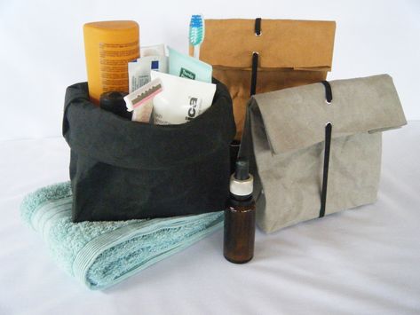 Great versatile eco friendly #etsy shop: Washable Paper - paper bag - toiletry, cosmetic, wash bag, lunch bag, nursery storage - multifunction - eco and vegan friendly https://etsy.me/2jn51CM #housewares #bowl #housewarming #bedroom #washablepaper Rustic Paper, Washable Paper Bag, Washable Paper, Bag Lunch, Nursery Storage, Mini Pouches, Burda Style, Wash Bag, Leather Conditioner