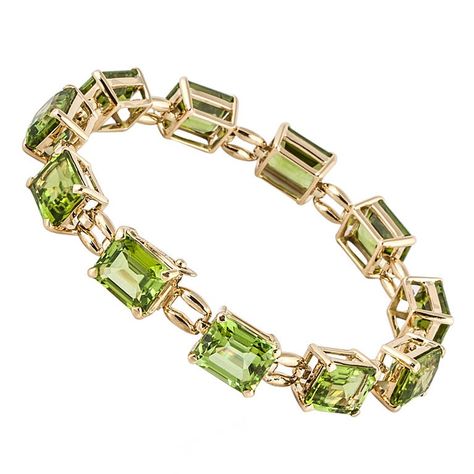 Ethereal Jewelry, Eleven 11, Gold Tennis Bracelet, Peridot Bracelet, Peridot Jewelry, Peridot Necklace, Diamond Bangles Bracelet, Silver Jewelry Design, Jewelry Accessories Ideas