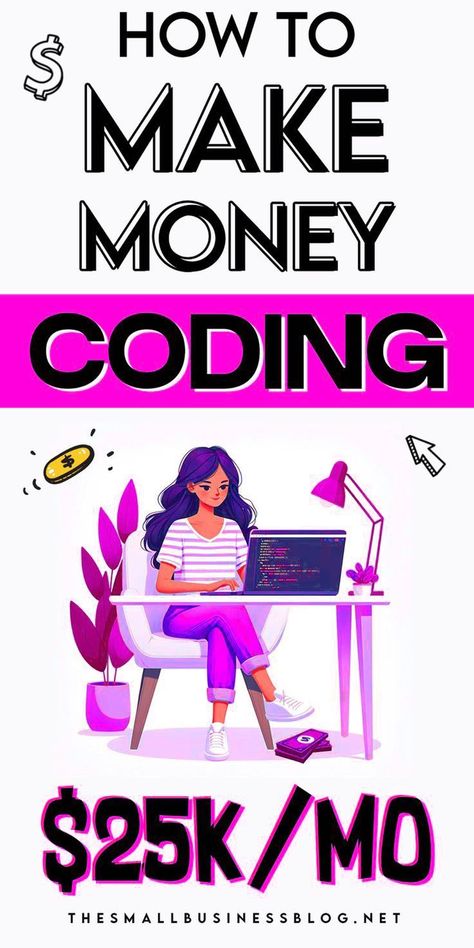 How to Make Money Coding Without a Degree | $25k/Mo Coding Jobs, How To Code, Work From Home Careers, Colorful Outfits, Business Marketing Plan, Freelance Business, Extra Money Online, Online Work From Home, Money Making Hacks