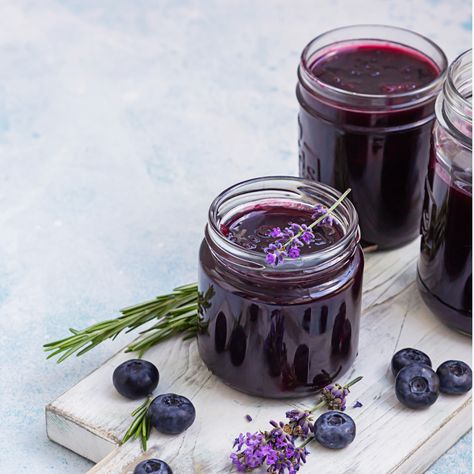 Idaho Lavender Blueberry Jam | Idaho Preferred Lavender Jam, Blueberry Jam Recipe, Blueberry Lavender, Farm Food, Blueberry Jam, Jam Recipe, Jam Recipes, Soap Recipes, Idaho