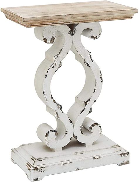 Rectangle End Table, Decorative Corbels, Table For Bedroom, Carved Table, Farmhouse Side Table, Accent Side Table, Carved Legs, Wood Pedestal, Wood Model