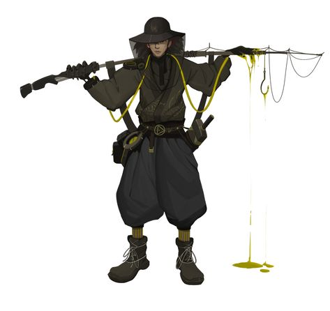 ArtStation - Fisherman, JIN YI Fisher Man Character Design, Fisherman Fantasy Art, Fisherman Character Design Concept Art, Fisherman Character Art, Dnd Fisherman, Medieval Fisherman, Fantasy Fisherman, Fisherman Clothes, Fisherman Character Design