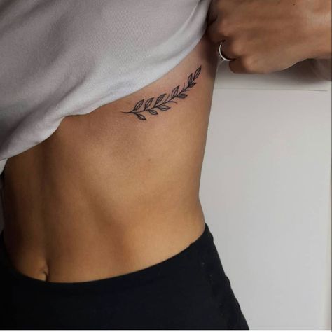 Small Rib Tattoos, Underboob Tattoo Designs, Yin Yang Tattoo, Rib Tattoos For Women, Yang Tattoo, Ribcage Tattoo, Writing Tattoos, Petite Tattoos, Spine Tattoos For Women