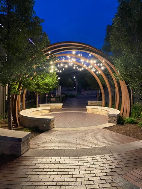 History of park city, summer to do list Public Park Entrance Design, Urban Parks Design, Outdoor Music Venue Design, Commercial Courtyard Design, Small Park Design Ideas, Landscape Parking Design, Recreational Park Design Ideas, Neighborhood Park Design, Community Park Ideas