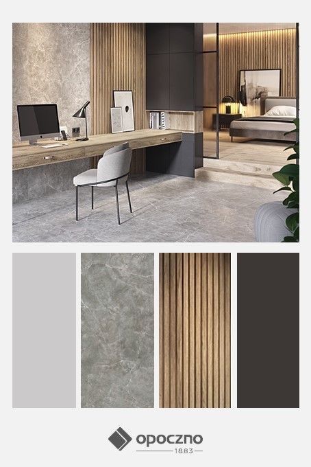 Modern Zen Home Office, Wood Inspired Living Room, Upscale Apartment Interior Design, Best Valspar Paint Colors, Modern Interior Design Color Palette, Wood Interior Design Living Rooms, Modern Kitchen Color Palette, Material Palette Interior Design, Modern Interior Colors