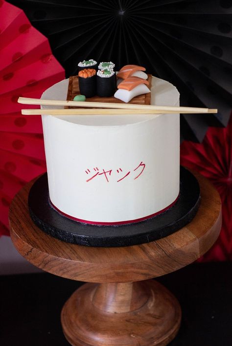 Japanese Birthday Cake Japanese Themed Birthday Cake Japanese Birthday Cake, Japanese Themed Birthday, Themed Cake Ideas, Cake Japanese, Birthday Cake Pancakes, Bolo Musical, Japan Cake, 22nd Birthday Cakes, 20 Birthday Cake